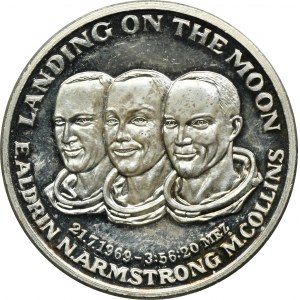 USA, Hoffmanova mincovňa 1969 Medaila za pristátie na Mesiaci
