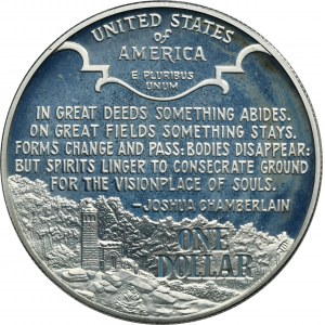 USA, 1 Dollar San Francisco 1995 S - Civil War Battlefield