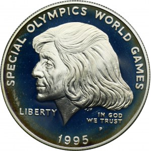 USA, 1 dolar Philadelphia 1995 P - Světové hry speciálních olympiád