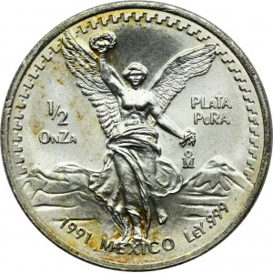 Mexico, 1/2 Onza 1991 - RARE