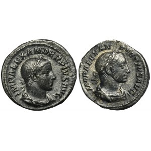 Set, Roman Imperial, Severus Alexander, Denarius (2 pcs.)