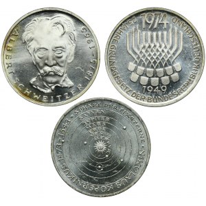 Set, Germany, FRG, 5 Mark (3 pcs.)