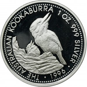 Australia, Elizabeth II, 1 Dollar Perth 1996 - Kookaburra