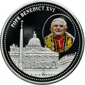 Liberia, 5 Dollars 2005 - Benedict XVI