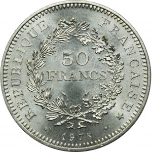 Francie, Pátá republika, 50 franků Paříž 1978