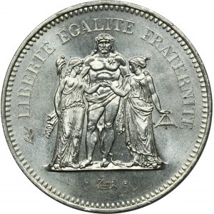 Francúzsko, Piata republika, 50 frankov Paríž 1978