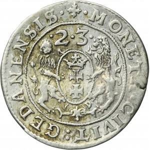 Sigismund III Vasa, 1/4 Thaler Danzig 1623 - PR•