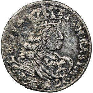 John II Casimir, 6 Groschen Bromberg 1662 TT