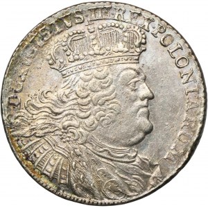 Augustus III of Poland, 1/4 Thaler Leipzig 1756 EC