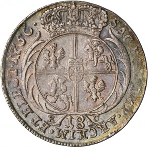 Augustus III of Poland, 1/4 Thaler Leipzig 1756 EC