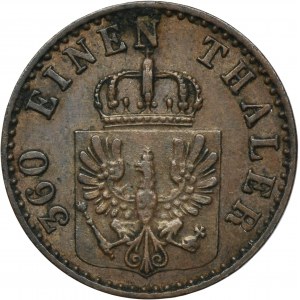Německo, Pruské království, Wilhelm I., 1 Fenig Berlin 1861
