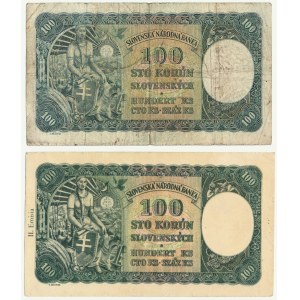 Slovakia, 100 Korún 1940 (2 pcs.)