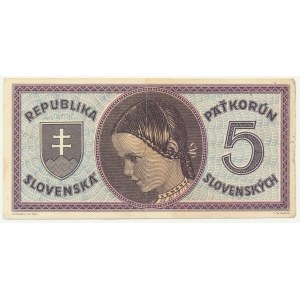 Slovensko, 5 korún (1945)