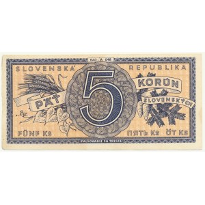 Slovensko, 5 korún (1945)