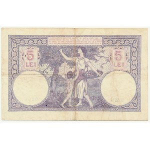 Romania, 5 Lei 1928