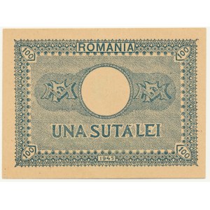 Romania, 100 Lei 1945