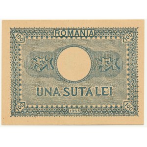 Rumunsko, 100 lei 1945