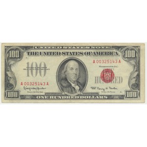 USA, Red Seal, $100 1966 - Granahan &amp; Fowler -.