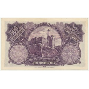 Palestine, 500 Mils 1939 - RARE