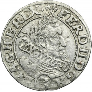 Sliezsko, vláda Habsburgovcov, Ferdinand II, 3 Krajcary Wrocław 1630 HR