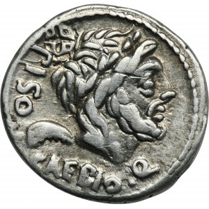 Roman Republic, L. Calpurnius Piso Caesoninus, Q. Servilius Caepio, Denarius