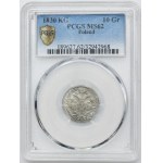 Polské království, 10 grošů Varšava 1830 KG - PCGS MS62 - ROTS