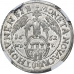 John II Casimir, 1/4 Thaler Thorn 1662 HDL - NGC MS65