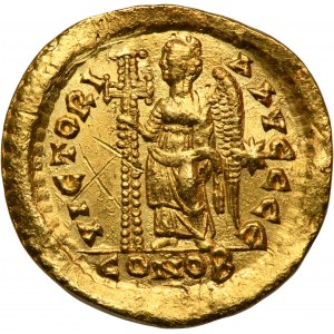 Roman Imperial, Marcian, Solidus - ILUSTRATED