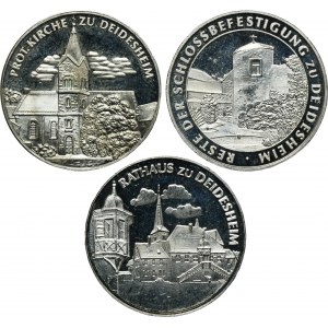 Set, Germany, Deidesheim, Commemorative Coins (3 pcs.)