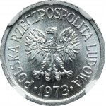 10 grošov 1973 BEZ ZNAKU - NGC MS64 - SVETOVÁ ÚROVEŇ MOONETA