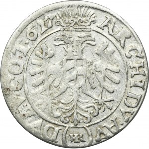 Sliezsko, habsburská vláda, Ferdinand II, 3 Krajcary Wrocław 1627 HR