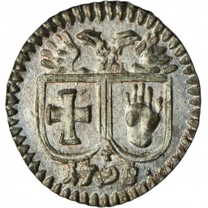 Deutschland, Stadt Schwäbisch Hall, 1 Fenig einseitig 1798 - ex. Dr. Max Blaschegg