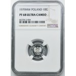 10 groszy 1979 - NGC PF68 ULTRA CAMEO - LUSTRZANKA