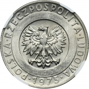 20 złotych 1973 Wieżowiec i kłosy - NGC MS66