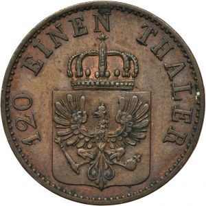 Niemcy, Królestwo Prus, Fryderyk Wilhelm IV, 3 Fenigi Berlin 1846 A
