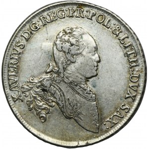 Xaver as administrator, Thaler Dresden 1766 EDC