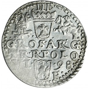 Sigismund III Vasa, 3 Groschen Olkusz 1598