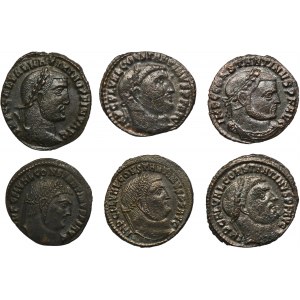 Set, Roman Imperial, Follis (6 pcs.)