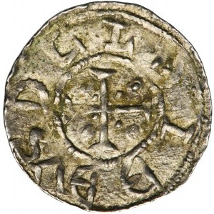 Boleslaw III Wrymouth, Denarius Krakau - st. Adalbert