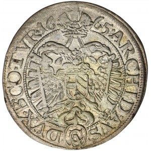 Austria, Leopold I, 3 Kreuzer Wien 1665 CA