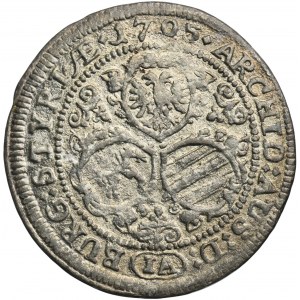 Rakousko, Leopold I, 3 Krajcary Graz 1705 IA