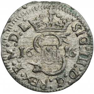 Sigismund III Vasa, Schilling Vilnius 1616 - Trilner