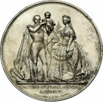 France, Medal Baptism of the Imperial Prince 1856 - VERY RARE, SILVER
