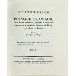 T. Czacki, O Litewskich i Polskich Prawach - Tom I i II - reprint