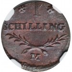 Free City of Danzig, Schilling 1812 M - NGC MS64 BN
