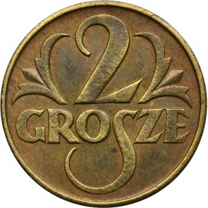 2 grosze 1923 Mosiądz