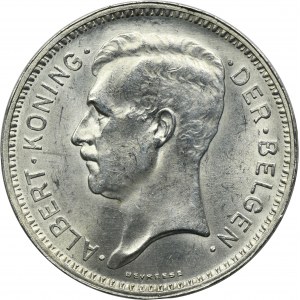 Belgicko, Albert I, 20 frankov Brusel 1934