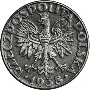 Generalna Gubernia, 50 groszy 1938 - ŻELAZO