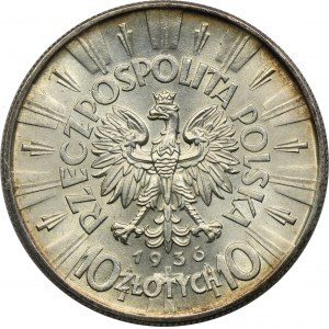 Piłsudski, 10 złotych 1936