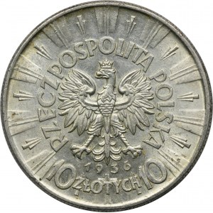 Pilsudski, 10 zloty 1936